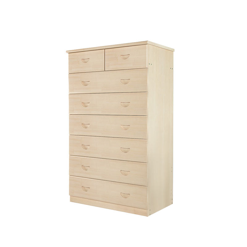 Modern Pine Wood Lingerie Chest 18" W Vertical Storage Chest with Drawers Natural 8 Clearhalo 'Bedroom Furniture' 'Dressers & Chests' 'dressers_chests' 'furn' 'furn_dressers_chests' 'Furniture' 5718505
