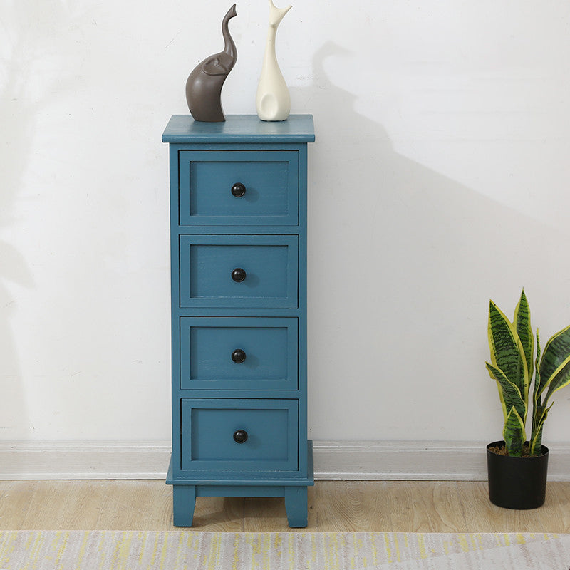 12 "W traditionele houtlingerie borst verticale opbergkast met laden