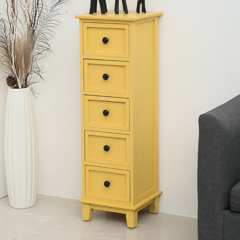 12 "W traditionele houtlingerie borst verticale opbergkast met laden