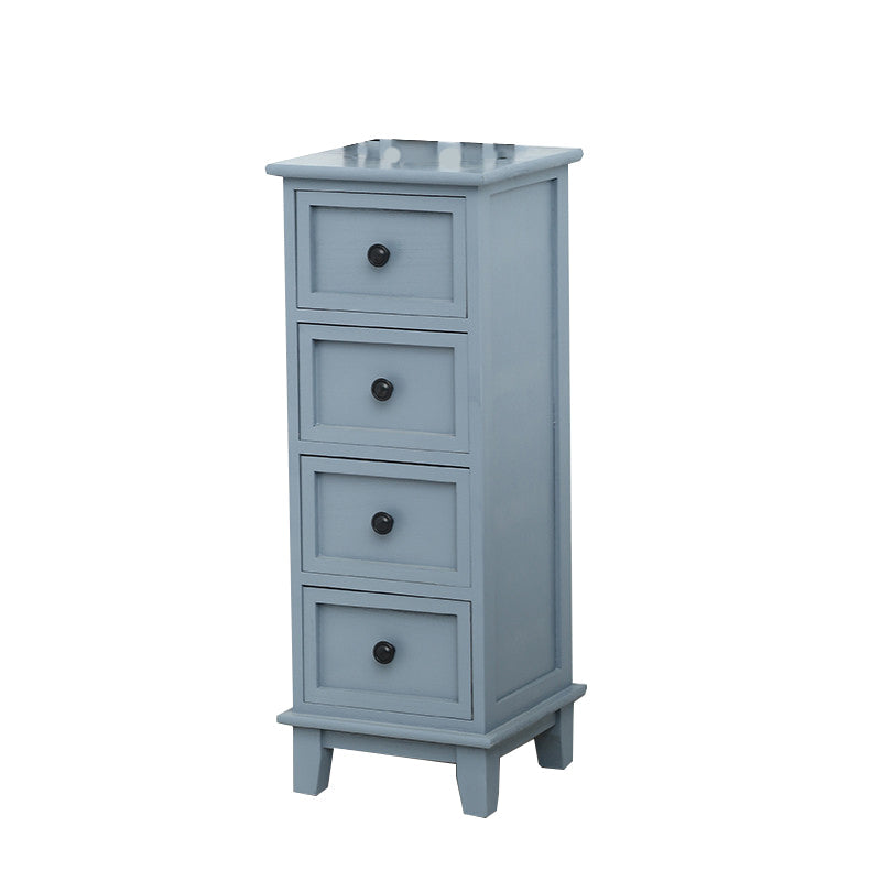 12 "W traditionele houtlingerie borst verticale opbergkast met laden