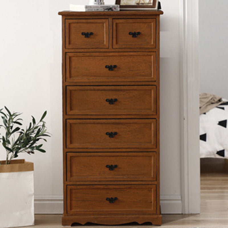 12 "W Vintage Wood Dessous Brust vertikale Aufbewahrungstruhe mit Schubladen