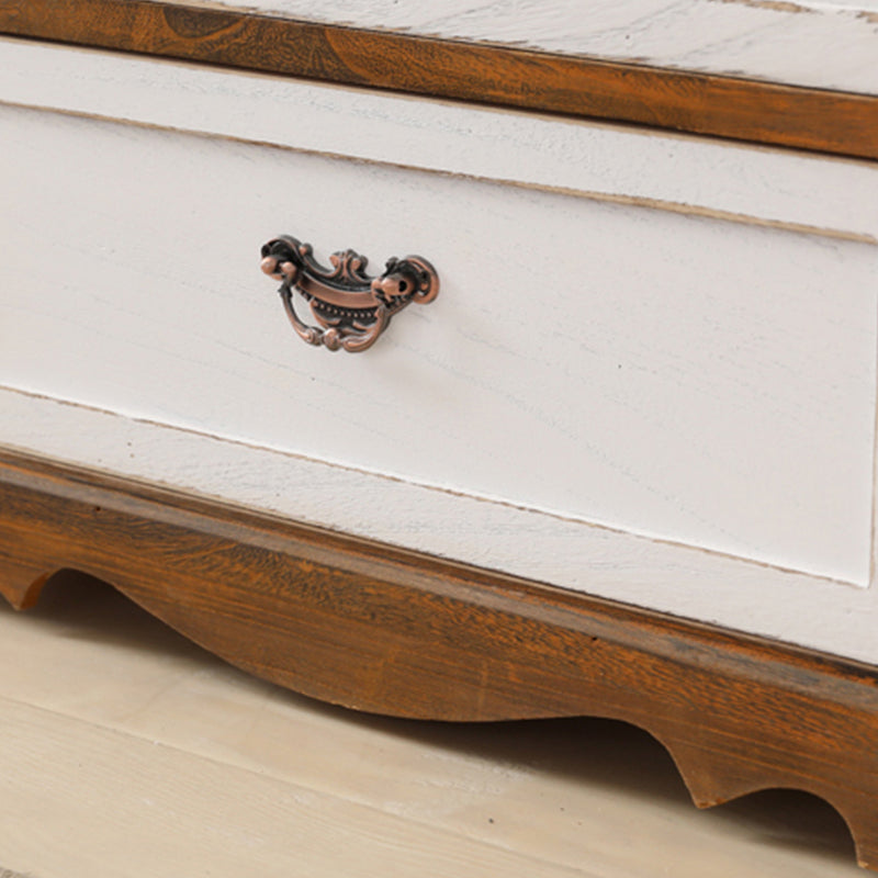 Casse di deposito verticale da 12 "W il torace in legno vintage con cassetti