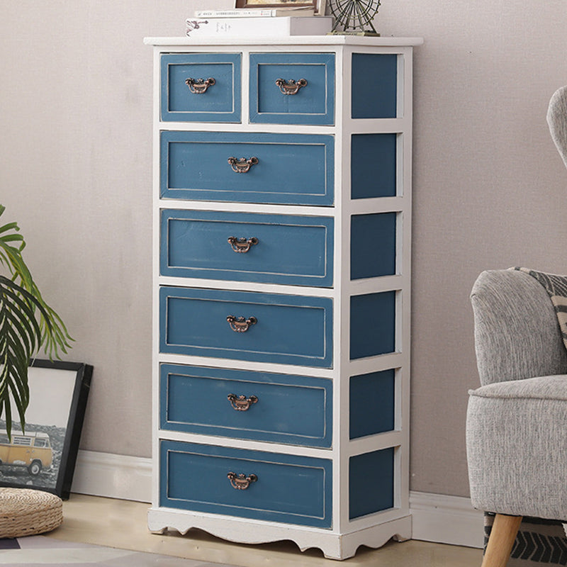 12 "W Vintage Wood Dessous Brust vertikale Aufbewahrungstruhe mit Schubladen