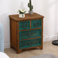 14" W Wooden Lingerie Chest Traditional Storage Chest with Drawers 19.7"L x 13.8"W x 23.2"H Brown Green Clearhalo 'Bedroom Furniture' 'Dressers & Chests' 'dressers_chests' 'furn' 'furn_dressers_chests' 'Furniture' 5718726