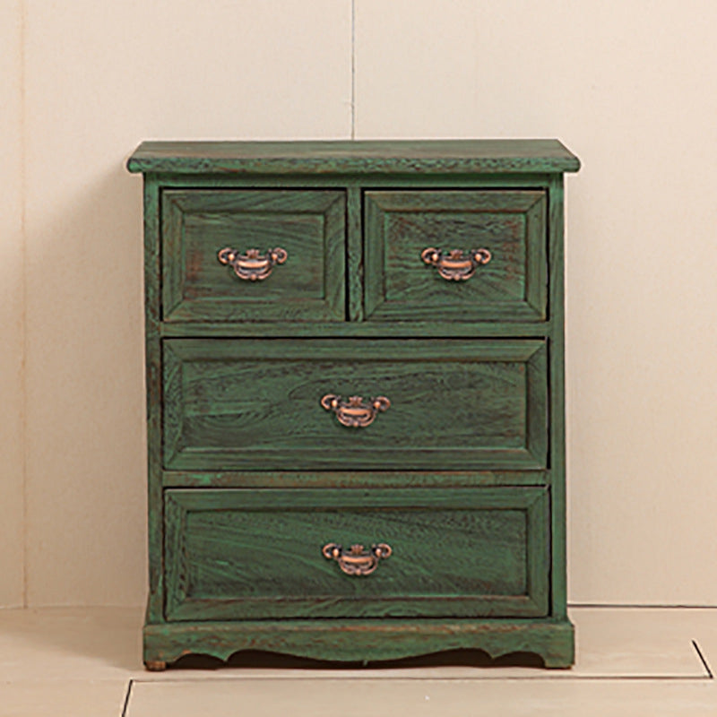 14" W Wooden Lingerie Chest Traditional Storage Chest with Drawers 20"L x 12"W x 23"H Green Clearhalo 'Bedroom Furniture' 'Dressers & Chests' 'dressers_chests' 'furn' 'furn_dressers_chests' 'Furniture' 5718750