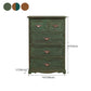 14" W Wooden Lingerie Chest Traditional Storage Chest with Drawers Clearhalo 'Bedroom Furniture' 'Dressers & Chests' 'dressers_chests' 'furn' 'furn_dressers_chests' 'Furniture' 5718759