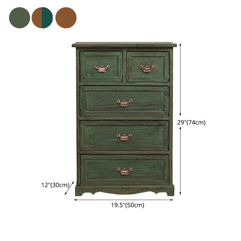14" W Wooden Lingerie Chest Traditional Storage Chest with Drawers Clearhalo 'Bedroom Furniture' 'Dressers & Chests' 'dressers_chests' 'furn' 'furn_dressers_chests' 'Furniture' 5718759