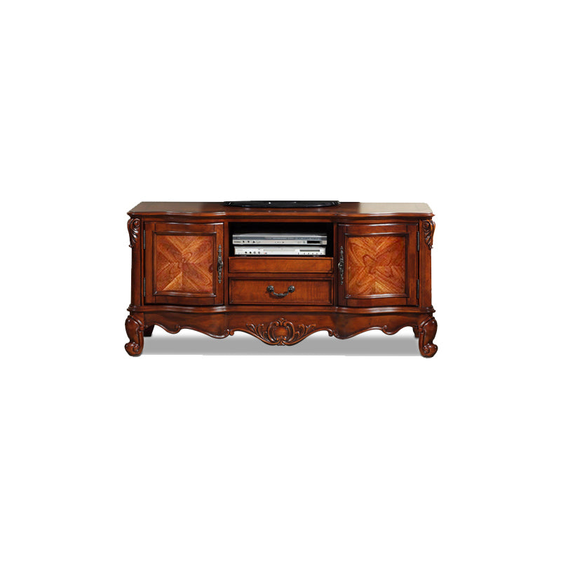 Solid Wood TV Console Traditional Enclosed TV Cabinet with Glide Drawers https: res.litfad.com site img item 2022 08 10 5718880 1200x1200.jpg Clearhalo 'furn' 'furn_tv_stands_entertainment_centers' 'Furniture' 'Living Room Furniture' 'TV Stands & Entertainment Centers' 'TV Stands & Media Storage Furniture' 'tv_stands_entertainment_centers' 5718880