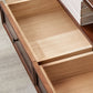Console multimediale tradizionale Porta TV Console porta TV in legno massello con cassetti