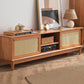 Traditional TV Media Stand Solid Wood 2 Doors TV Stand Console Clearhalo 'furn' 'furn_tv_stands_entertainment_centers' 'Furniture' 'Living Room Furniture' 'TV Stands & Entertainment Centers' 'TV Stands & Media Storage Furniture' 'tv_stands_entertainment_centers' 5718975