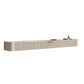 Modern Floating TV Stand Console Stone Top TV Cabinet with Drawers Included 79"L x 12"W x 8"H Khaki Clearhalo 'furn' 'furn_tv_stands_entertainment_centers' 'Furniture' 'Living Room Furniture' 'TV Stands & Entertainment Centers' 'TV Stands & Media Storage Furniture' 'tv_stands_entertainment_centers' 5719012