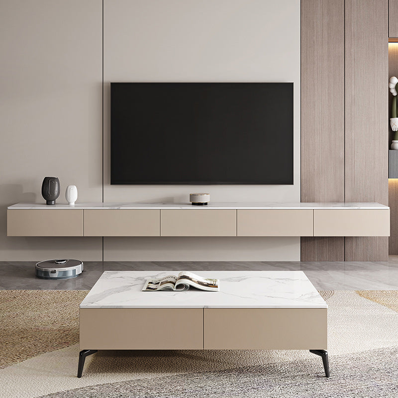 Contemporary TV Stand Console Wall-mounted TV Console with Drawers Clearhalo 'furn' 'furn_tv_stands_entertainment_centers' 'Furniture' 'Living Room Furniture' 'TV Stands & Entertainment Centers' 'TV Stands & Media Storage Furniture' 'tv_stands_entertainment_centers' 5719053