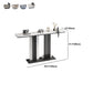 Contemporary Slate Sofa Table Scratch Resistant Stain Resistant Console Table Clearhalo 'Console Tables' 'console_tables' 'Entry & Mudroom Furniture' 'furn' 'furn_console_tables' 'Furniture' 5719098