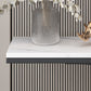 Glam Style Rectangle Console Table with Pedestal Base for Hall