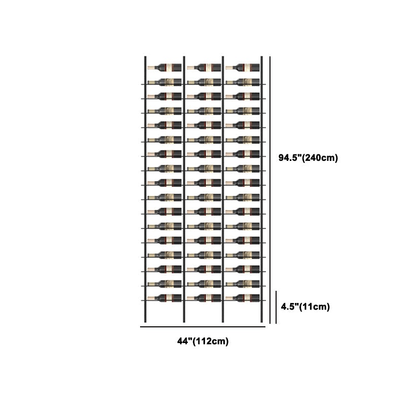 Porta di vino per vino in bottiglia per pavimenti per pavimenti industriali in nero