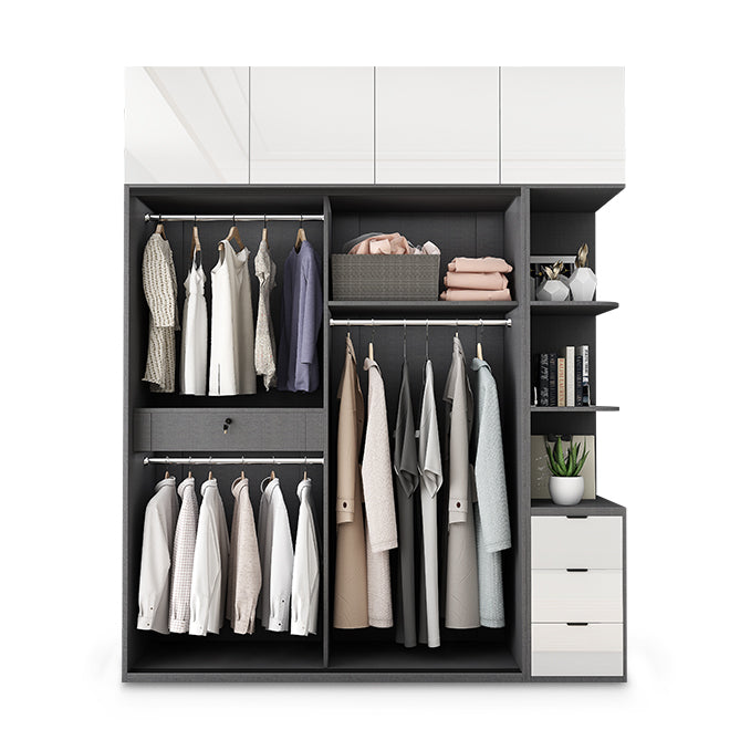 Mobile per finitura a specchio con porta moderna moderna porta d'armadio per interni in vetro