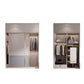 Glijdende houten garderobe kast eigentijdse garderobe armoire