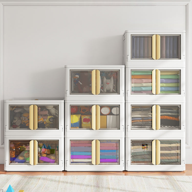 Eigentijdse plastic opbergkast scharnierende kast voor slaapkamer