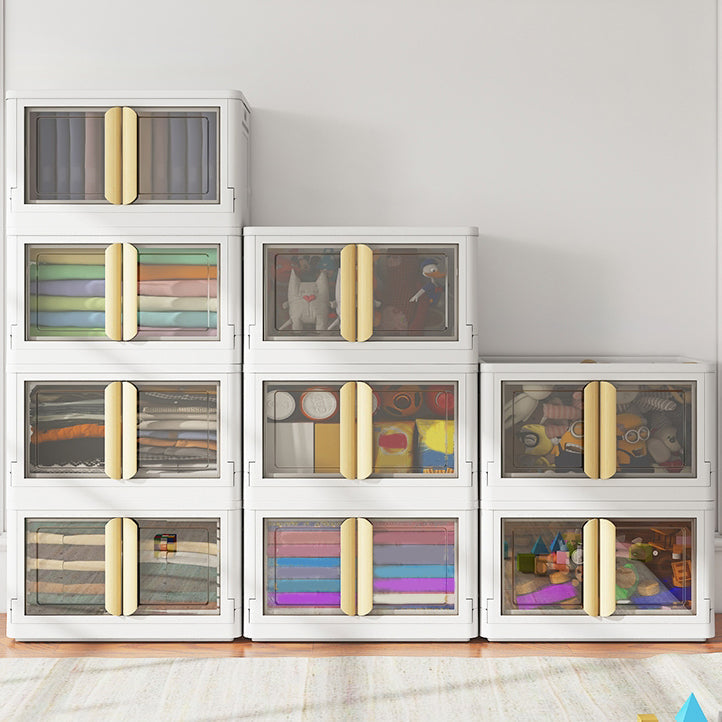 Eigentijdse plastic opbergkast scharnierende kast voor slaapkamer