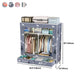 Modern Style Wardrobe Armoire Steel Frame Home Wardrobe with Drawers