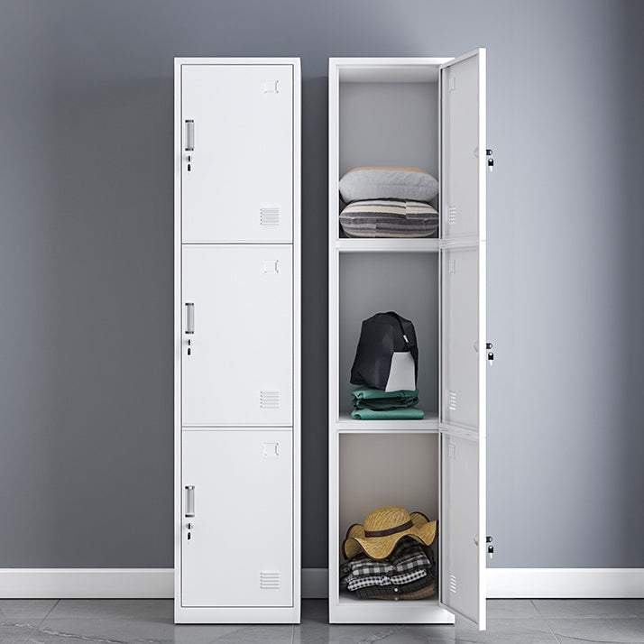 Eigentijdse metalen garderobe kast scharnierende garderobe armoire voor thuis