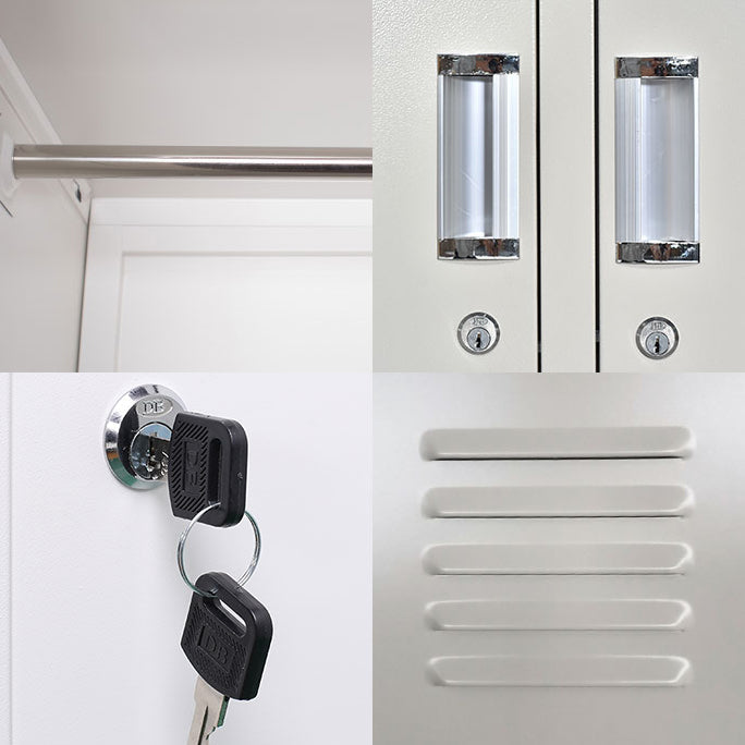 Eigentijdse metalen garderobe kast scharnierende garderobe armoire voor thuis