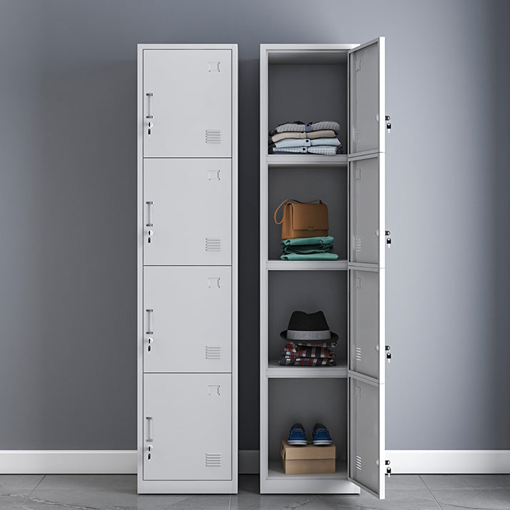 Eigentijdse metalen garderobe kast scharnierende garderobe armoire voor thuis