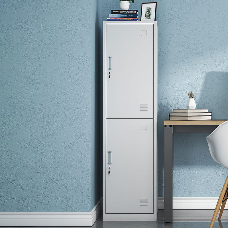 Eigentijdse metalen garderobe kast scharnierende garderobe armoire voor thuis