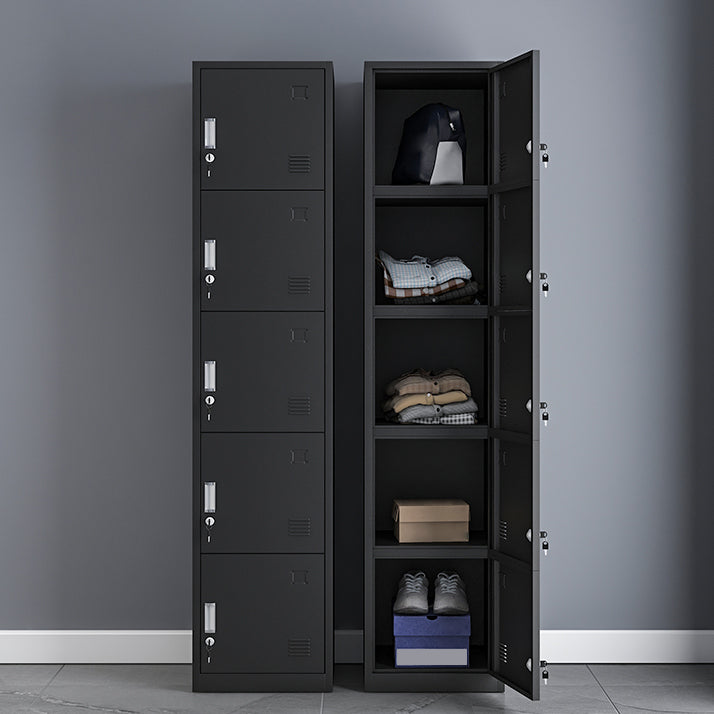 Eigentijdse metalen garderobe kast scharnierende garderobe armoire voor thuis