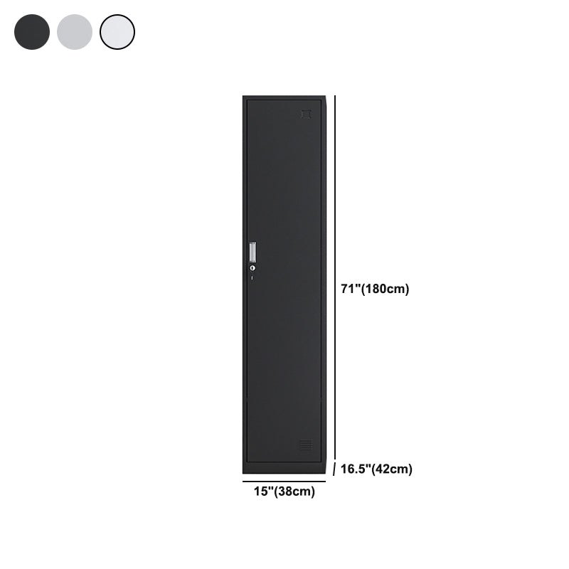 Eigentijdse metalen garderobe kast scharnierende garderobe armoire voor thuis