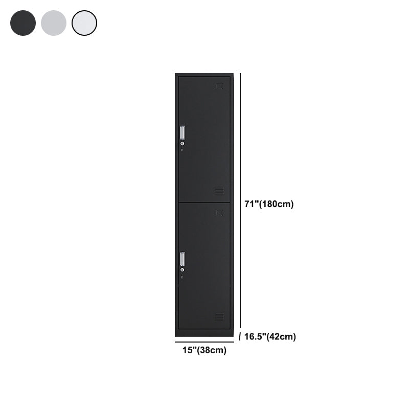 Eigentijdse metalen garderobe kast scharnierende garderobe armoire voor thuis
