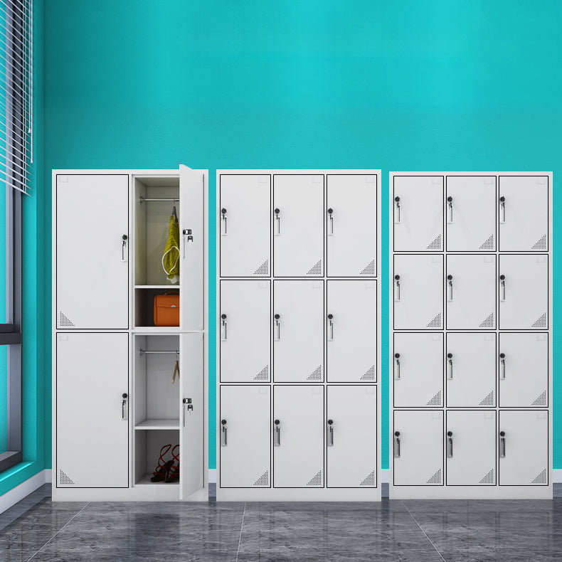 Scharnierende eigentijdse garderobe kast metalen garderobe armoire voor thuis