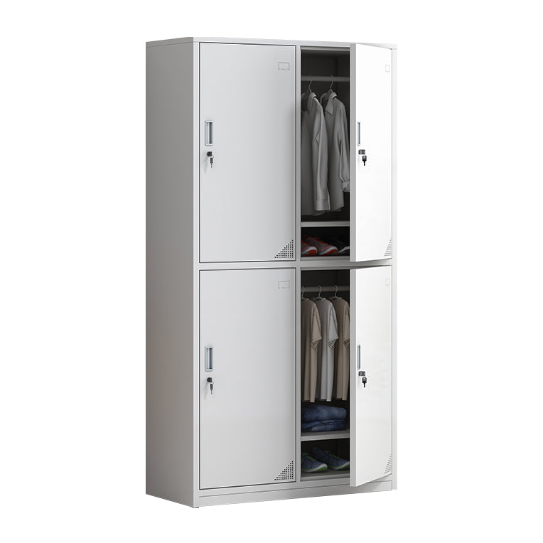 Scharnierende eigentijdse garderobe kast metalen garderobe armoire voor thuis