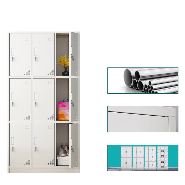 Scharnierende eigentijdse garderobe kast metalen garderobe armoire voor thuis