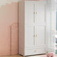 White and Grey Wardrobe Armoire Contemporary Plastic Wardrobe Clearhalo 'Armoires & Wardrobes' 'armoires_wardrobes' 'Bedroom Furniture' 'furn' 'furn_armoires_wardrobes' 'Furniture' 5721704