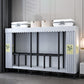 Black Steel Frame Wardrobe Contemporary Folding Wardrobe Armoire 79"L x 19"W x 68"H Light Blue Clearhalo 'Armoires & Wardrobes' 'armoires_wardrobes' 'Bedroom Furniture' 'furn' 'furn_armoires_wardrobes' 'Furniture' 5721825