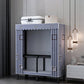 Black Steel Frame Wardrobe Contemporary Folding Wardrobe Armoire 31.5"L x 19"W x 68"H Purple Clearhalo 'Armoires & Wardrobes' 'armoires_wardrobes' 'Bedroom Furniture' 'furn' 'furn_armoires_wardrobes' 'Furniture' 5721826