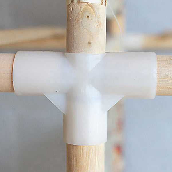 Armadio in legno massiccio di guardaroba in stile contemporaneo con gambe