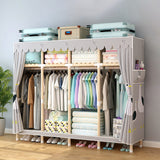 Armadio in legno massiccio di guardaroba in stile contemporaneo con gambe