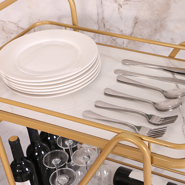 Tavolo da preparazione a rotolamento contemporaneo 31.1 "tavolo di preparazione al metallo per uso domestico