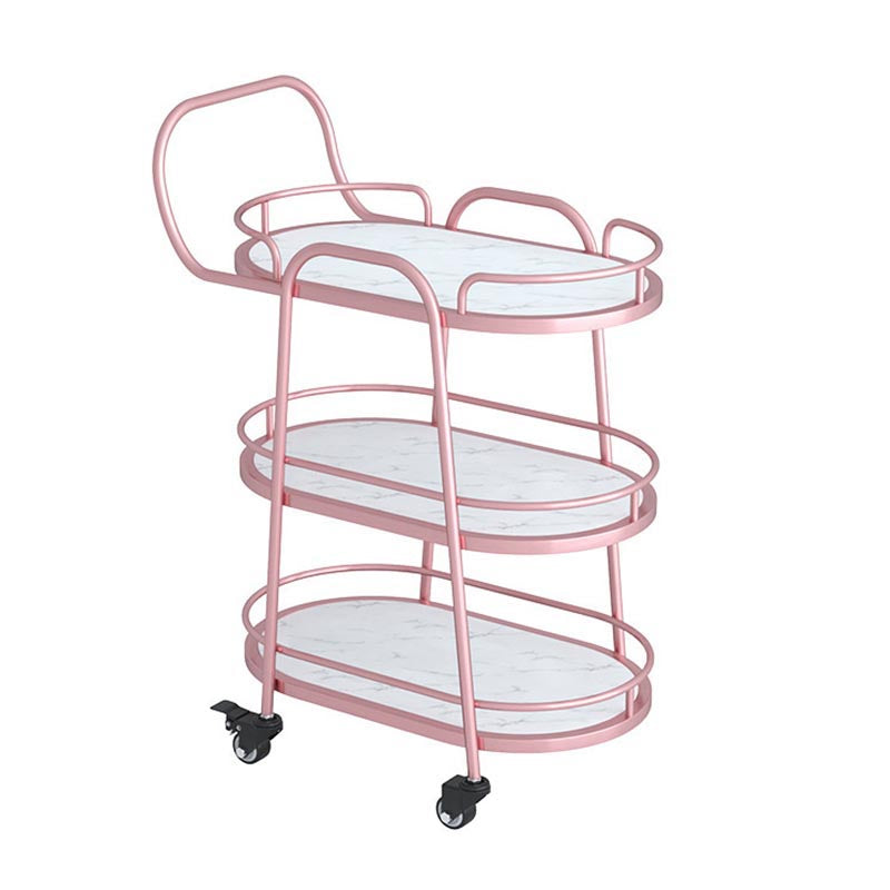 Contemporary Metal Prep Table 33.46"H Rolling Prep Table for Dining Room Clearhalo 'furn' 'furn_kitchen_islands_carts' 'Furniture' 'Kitchen & Dining Furniture' 'Kitchen Islands & Carts' 'kitchen_islands_carts' 5722134