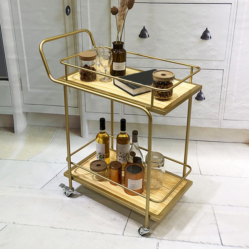 Tavolo da preparazione al metallo contemporaneo da 33,86 "H tavolo da preparazione per la sala da pranzo