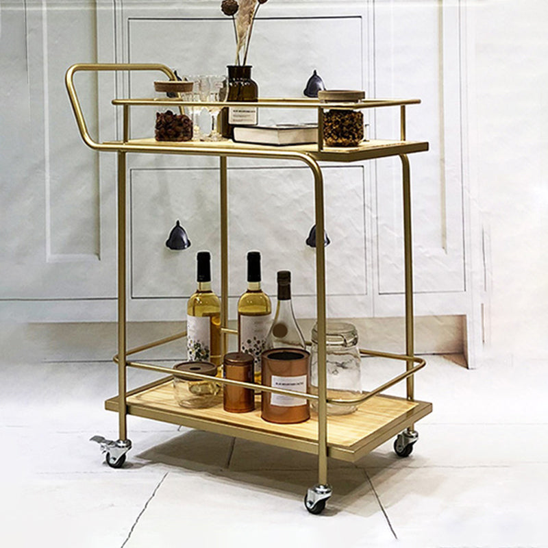 Tavolo da preparazione al metallo contemporaneo da 33,86 "H tavolo da preparazione per la sala da pranzo