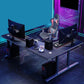 29,5 inch Hoogte Computerbureau L-Shape Contemporary Gaming Desk