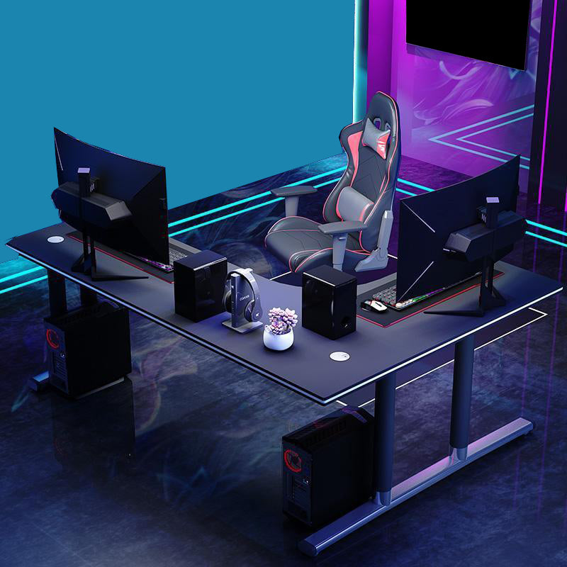 29,5 inch Hoogte Computerbureau L-Shape Contemporary Gaming Desk