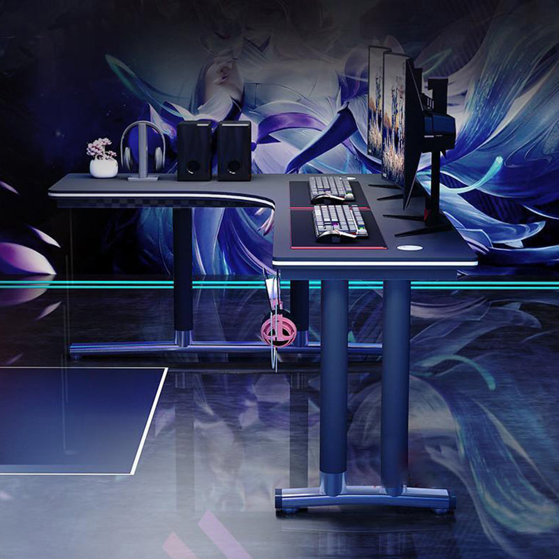 29,5 inch Hoogte Computerbureau L-Shape Contemporary Gaming Desk