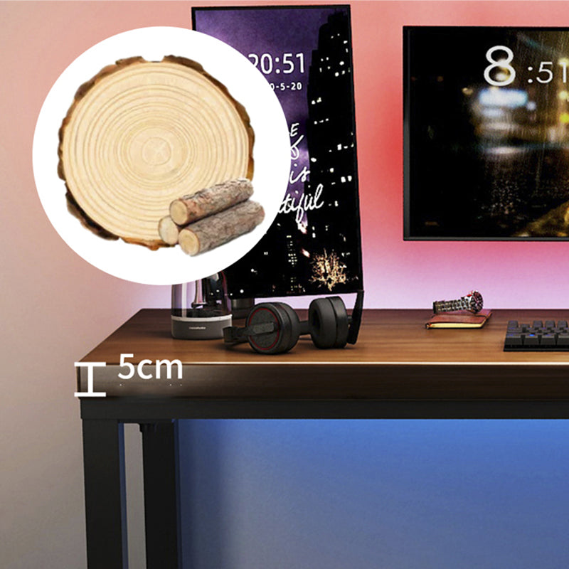 Escritorio de escritura de madera moderna escritorio rectangular de la oficina para el hogar y la oficina