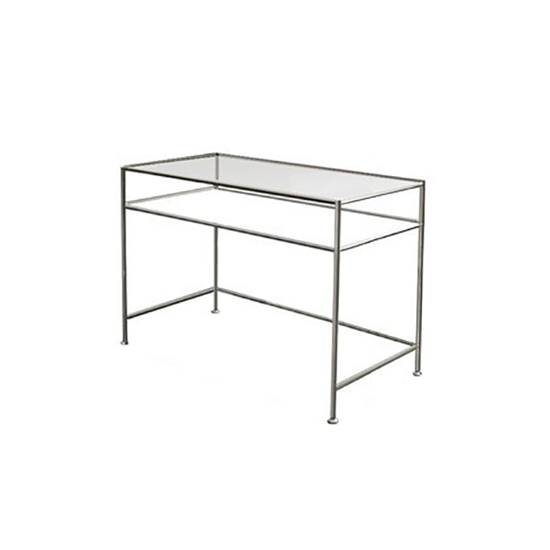 Mesa de laptop de dormitorio de escritorio rectangular de 31.5 "H con estante