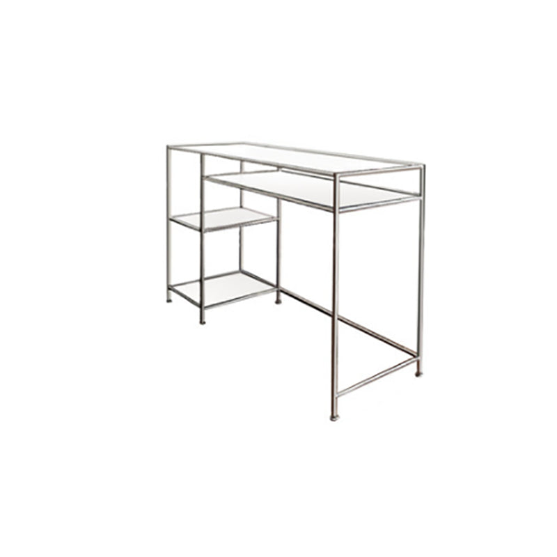 Mesa de laptop de dormitorio de escritorio rectangular de 31.5 "H con estante