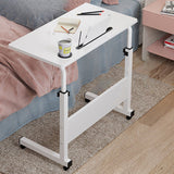 Modern Writing Desk Wooden Rectangular Standing Desk with Caster Wheel Clearhalo 'furn' 'furn_office_desk' 'Furniture' 'Office Desks' 'Office Furniture' 'office_desk' 5722387